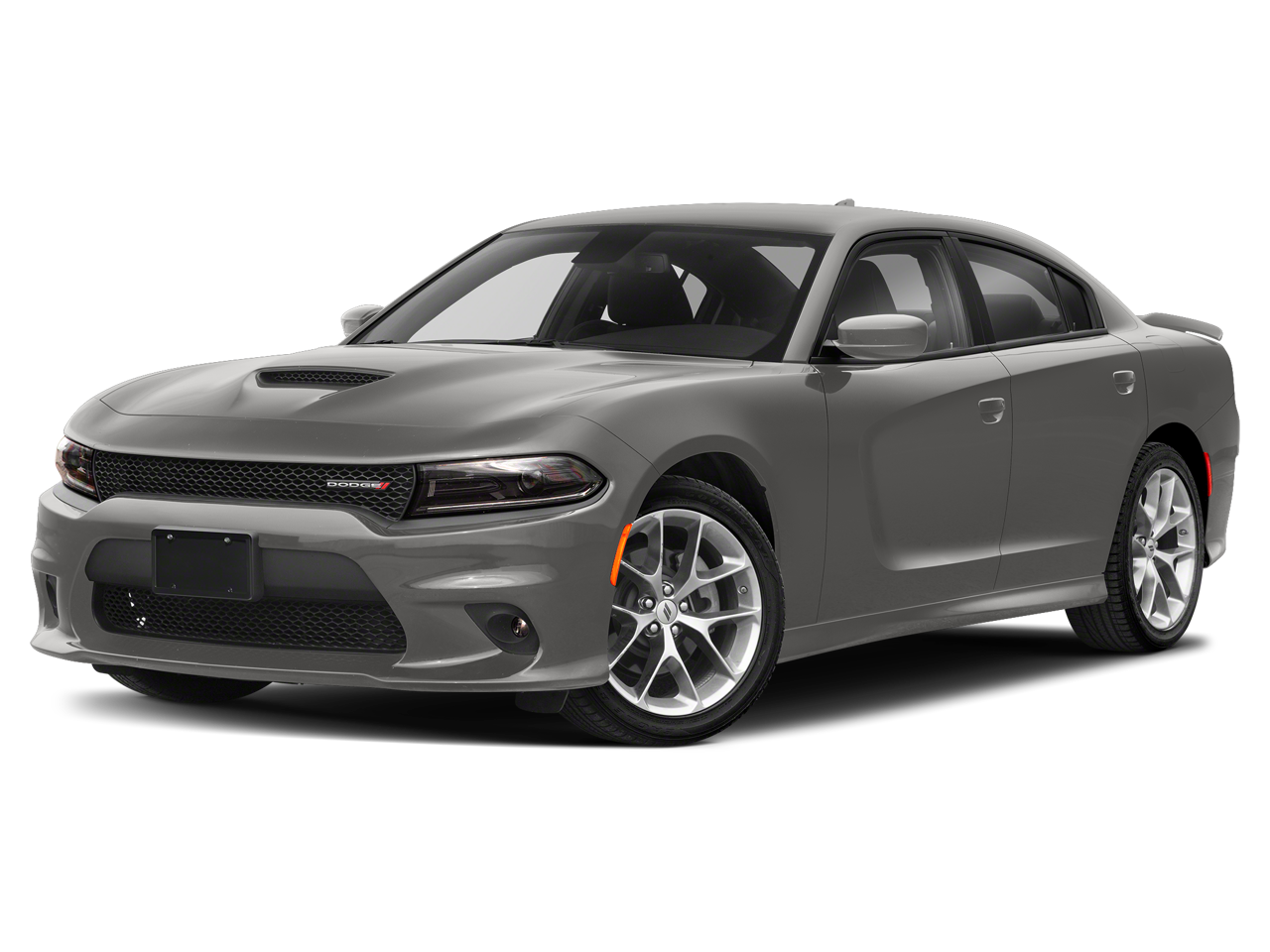 2023 Dodge Charger R/T in Triple Nickel Clearcoat — front three-quarter view