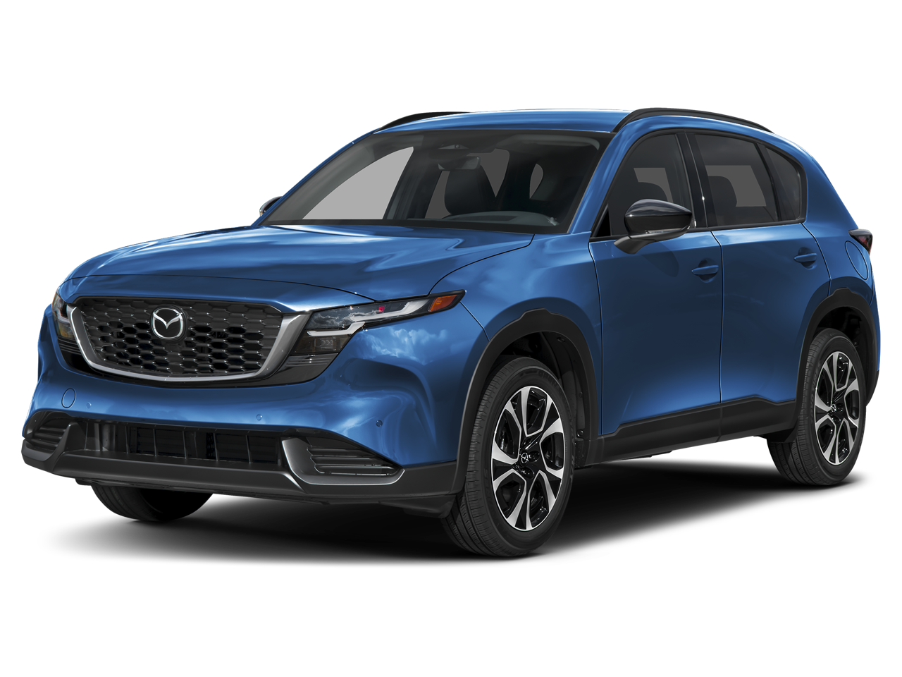 2026 Mazda Mazda CX-5 2.5 S Preferred in Navy Blue Mica — front three-quarter view
