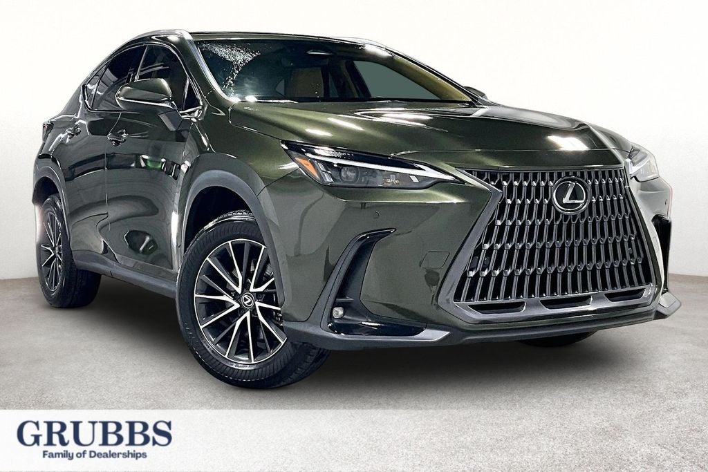 2024 Lexus NX 250 Premium in Nori Green Pearl — front three-quarter view