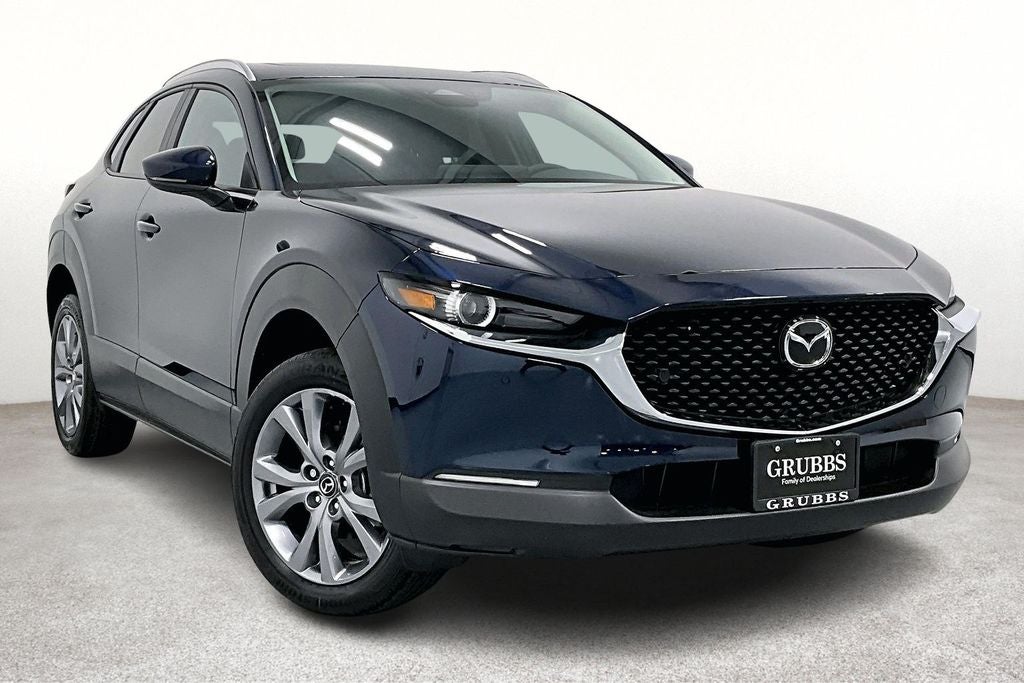 2026 Mazda Mazda CX-30 2.5 S Preferred in Deep Crystal Blue Mica — front three-quarter view