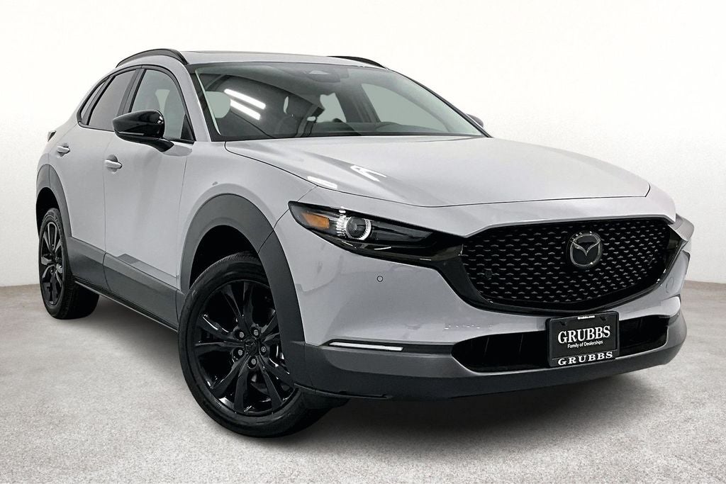 2026 Mazda Mazda CX-30 2.5 S Aire Edition in Aero Gray Metallic — front three-quarter view