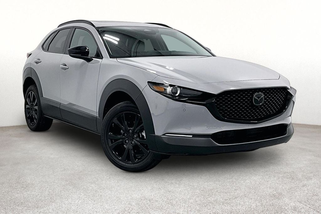 2026 Mazda Mazda CX-30 2.5 S Aire Edition in Aero Gray Metallic — front three-quarter view