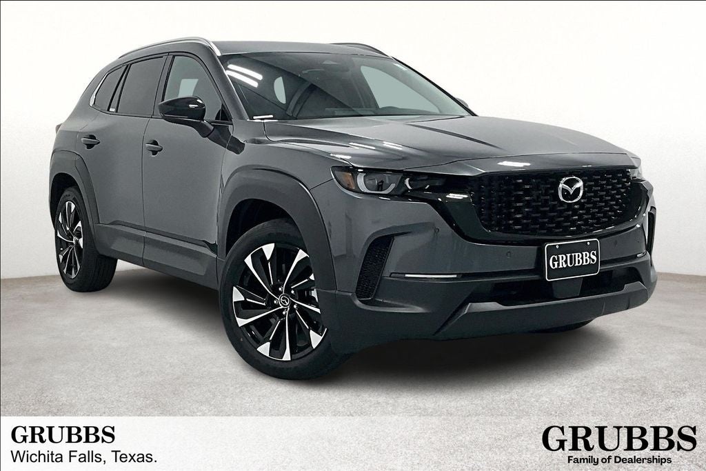 2026 Mazda Mazda CX-50 Hybrid Premium Plus in Machine Gray Metallic — front three-quarter view